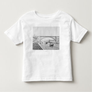 Washington Bridge and the Speedway Photograph Toddler T-Shirt