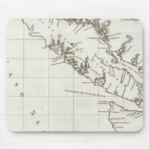 Washington, British Columbia, Vancouver map Mouse Pad