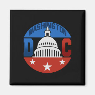 Washington capitol hill american flag usa pride magnet