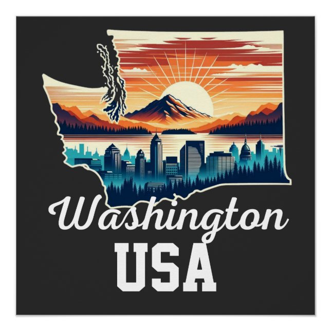 Washington city poster (Front)