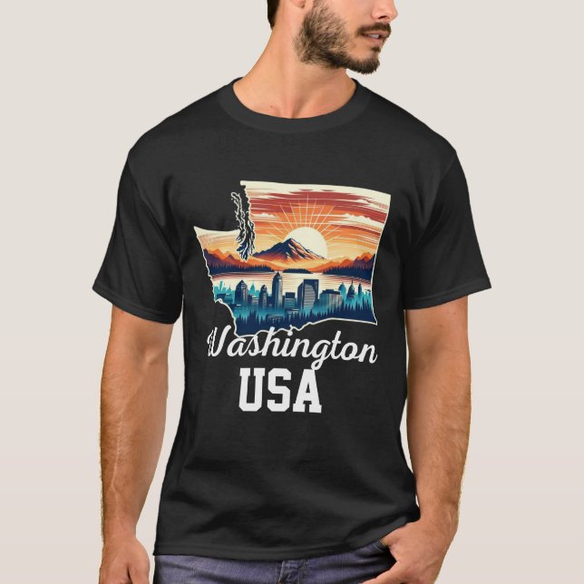 Washington city T-Shirt (Front)