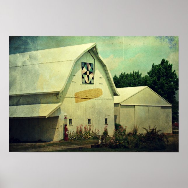 Washington County Corn and Barn Quilt Barn Poster (Front)