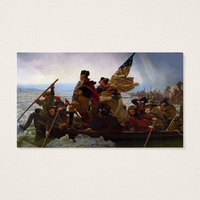 Washington Crossing Delaware Art (Back)