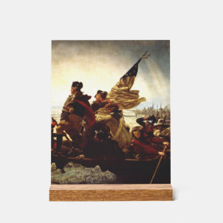 Washington Crossing the Delaware by Emanuel Leutze Acrylic Sign