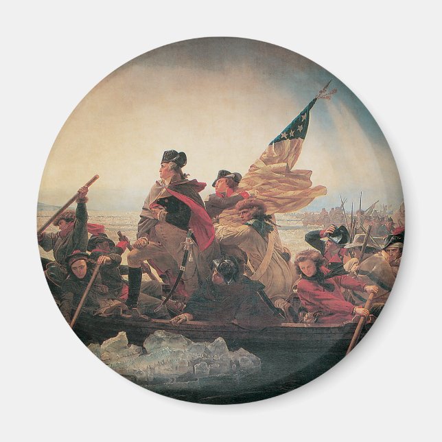 Washington Crossing the Delaware by Emanuel Leutze Magnet (Front)