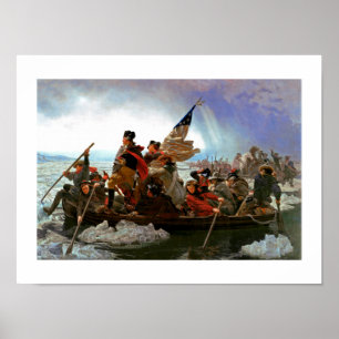 Washington Crossing the Delaware by Emanuel Leutze Poster