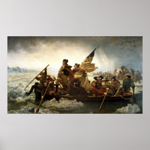 Washington Crossing The Delaware Poster