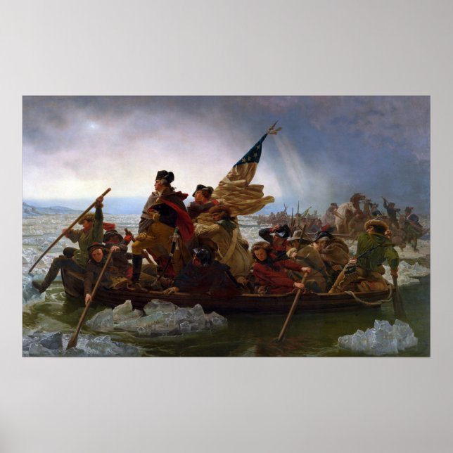 Washington Crossing the Delaware Poster (Front)