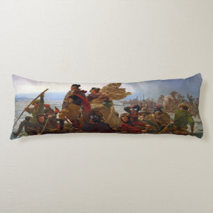 Washington Crossing the Delaware River Body Cushion