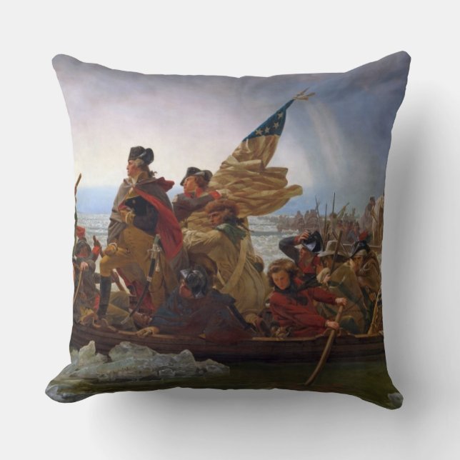 Washington Crossing the Delaware River Cushion (Front)