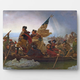 Washington Crossing the Delaware River Plaque