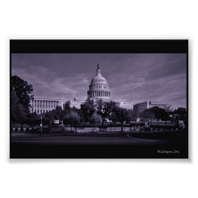 Washington, D.C. Capitol Photo Print (Front)