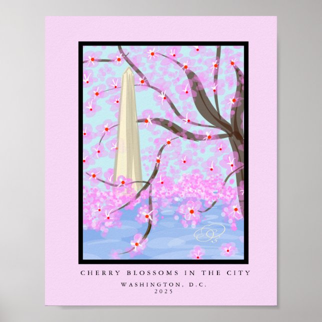 Washington, D.C./Cherry Blossom Print (Front)
