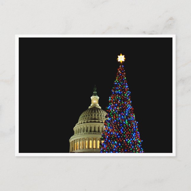 Washington D.C. Christmas Postcard (Front)