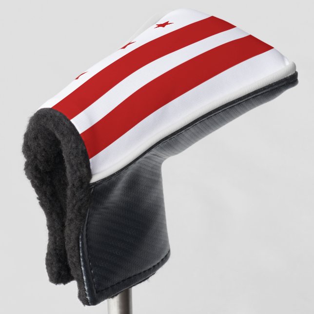 Washington D.C. city flag Golf Head Cover (3/4 Front)
