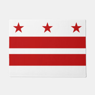Washington D.C. flag, American state flag Doormat