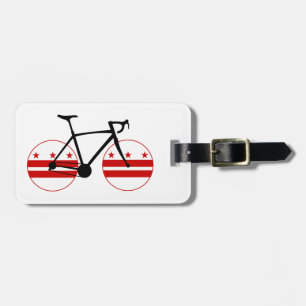 Washington D.C. Flag Cycling Luggage Tag