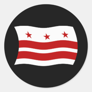 Washington D.C. Flag Sticker
