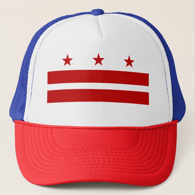 Washington, D.C Flag Trucker Hat (Front)