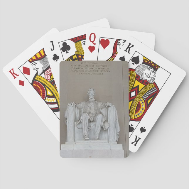 Washington D.C. Lincoln Memorial Playing Cards (Back)
