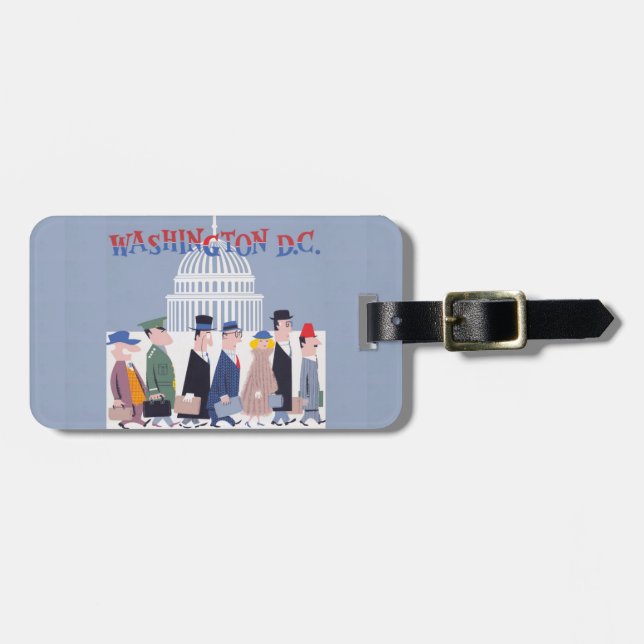 Washington D.C. Luggage Tag (Front Horizontal)