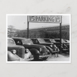 Washington, D.C. Parking Lot Postcard