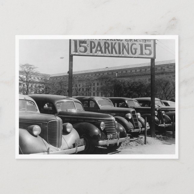 Washington, D.C. Parking Lot Postcard (Front)