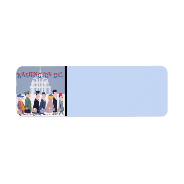 Washington D.C. Return Address Label (Front)