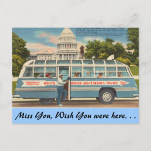 Washington D.C., Sightseeing Tours Postcard