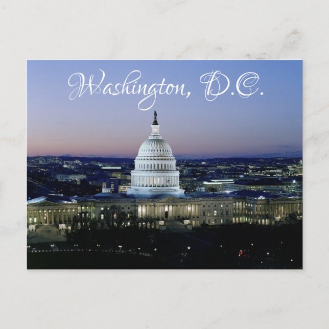 Washington D.C. US Capitol   Postcard (Front)