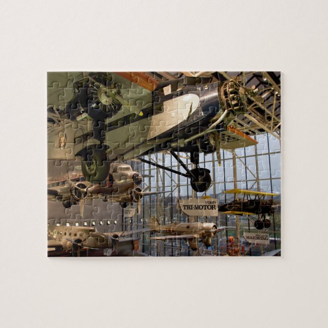 WASHINGTON, D.C. USA. Aircraft displayed in Jigsaw Puzzle (Horizontal)