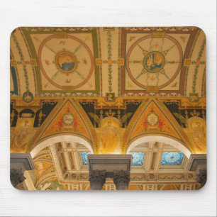 WASHINGTON, D.C. USA. Ceiling in Great Hall of Mouse Pad