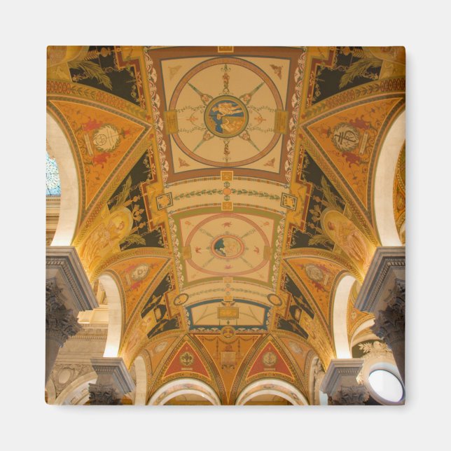 WASHINGTON, D.C. USA. Ceiling of second floor Magnet (Front)