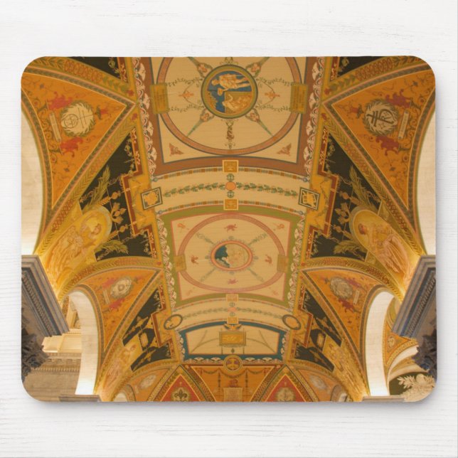 WASHINGTON, D.C. USA. Ceiling of second floor Mouse Pad (Front)