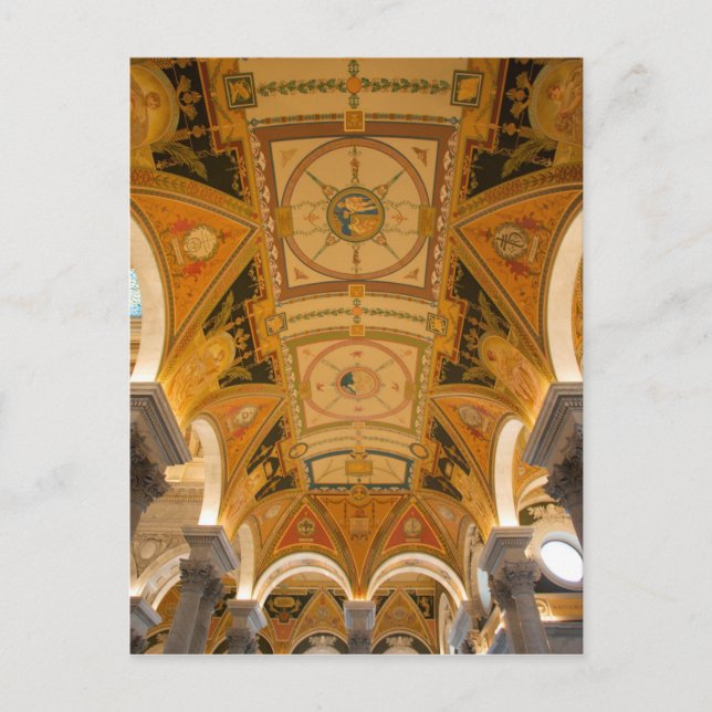 WASHINGTON, D.C. USA. Ceiling of second floor Postcard (Front)