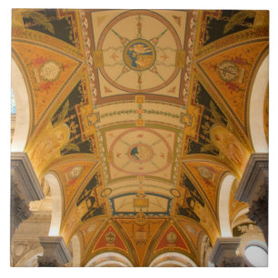 WASHINGTON, D.C. USA. Ceiling of second floor Tile