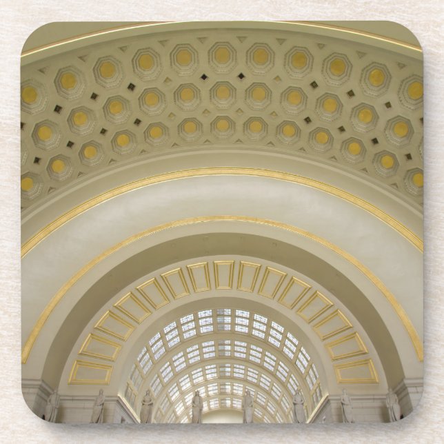 WASHINGTON, D.C. USA. Interior of Union Station. Coaster (Front)
