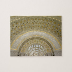 WASHINGTON, D.C. USA. Interior of Union Station. Jigsaw Puzzle