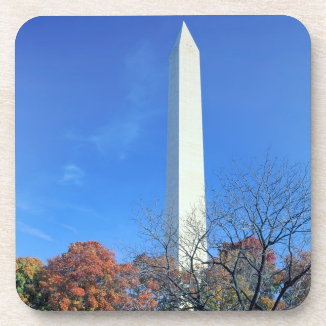 WASHINGTON, D.C. USA. Washington Monument rises Coaster (Front)