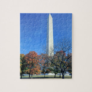 WASHINGTON, D.C. USA. Washington Monument rises Jigsaw Puzzle