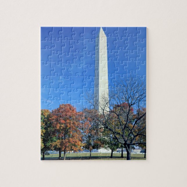 WASHINGTON, D.C. USA. Washington Monument rises Jigsaw Puzzle (Vertical)