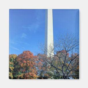 WASHINGTON, D.C. USA. Washington Monument rises Magnet