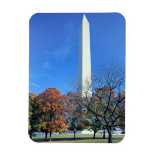 WASHINGTON, D.C. USA. Washington Monument rises Magnet