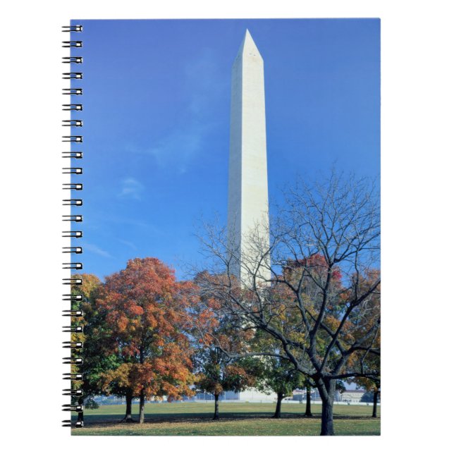 WASHINGTON, D.C. USA. Washington Monument rises Notebook (Front)
