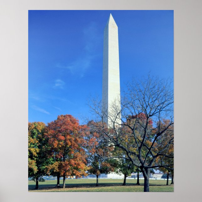 WASHINGTON, D.C. USA. Washington Monument rises Poster (Front)
