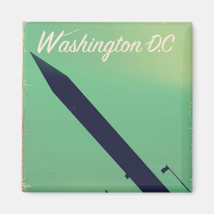 Washington D.C Vintage travel poster Magnet