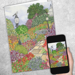 Washington D.C. Watercolor  Card