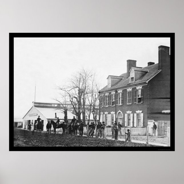 Washington, DC Blacksmith and Horses 1865 Poster (Front)