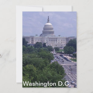 Washington DC capital post card