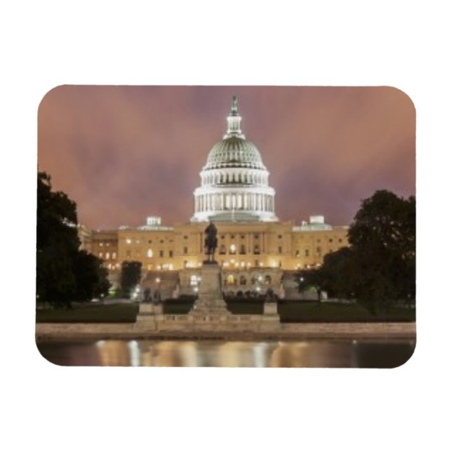 Washington DC, Capitol Building Magnet (Horizontal)